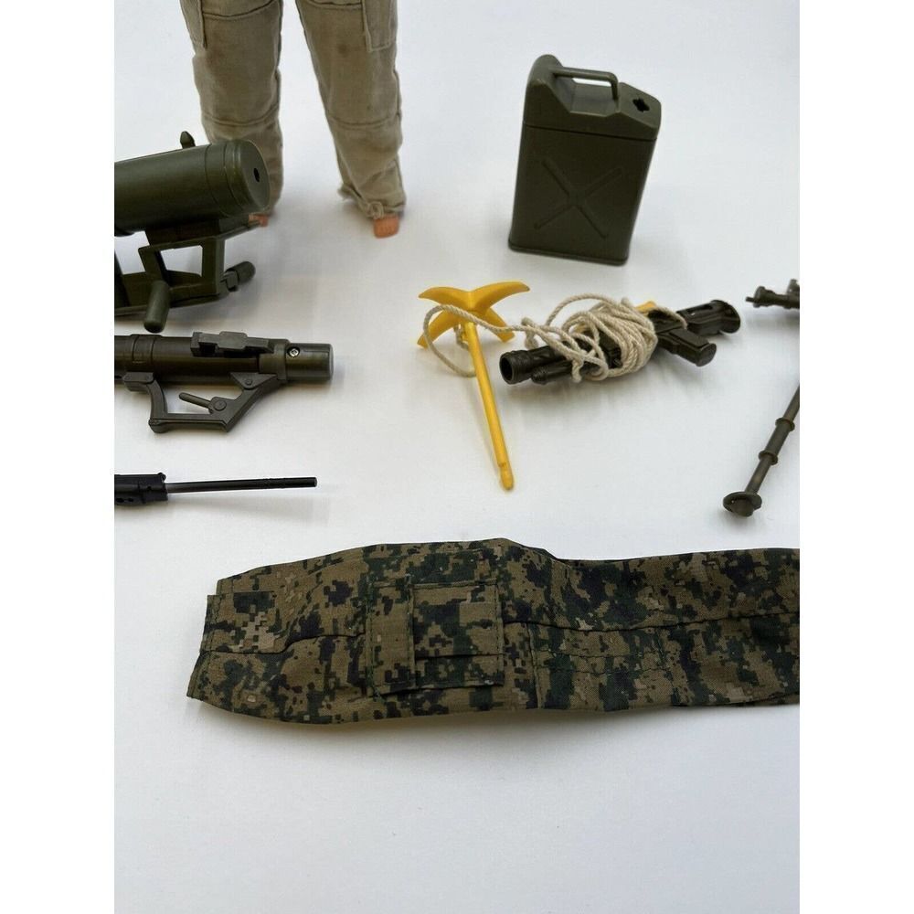 MAC M&C Power Team Military Army GI Joe 12” Painted Face Action figure, 1990’s - Picture 3 of 7